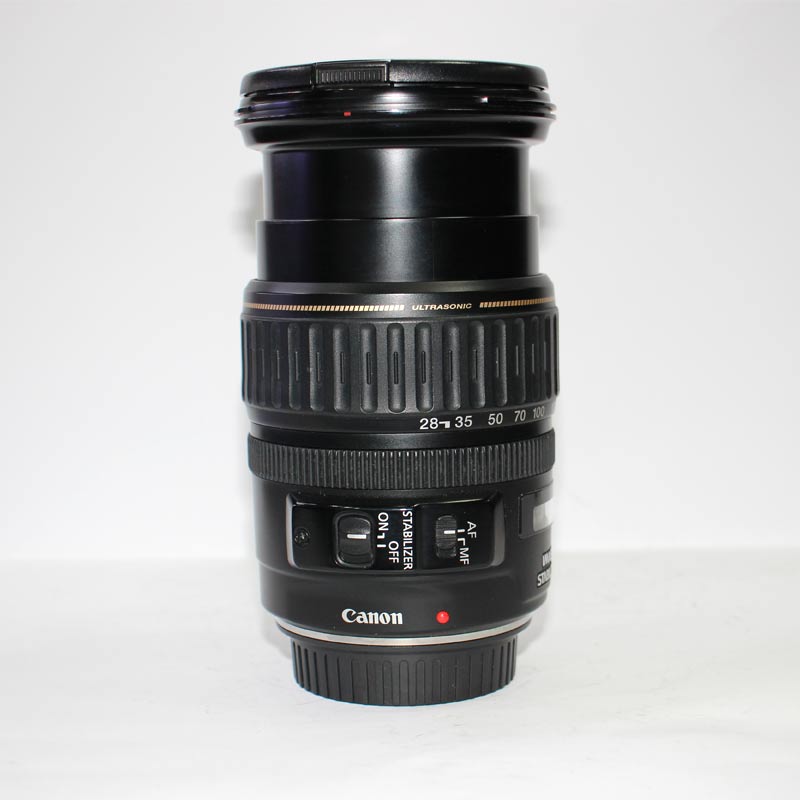 لنز دوربین کانن فول فریم مدل 28.135 لرزشگیردار،ماکرودار ( دست دوم )